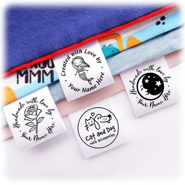 Premium Custom Silk Tags for Luxury Branding