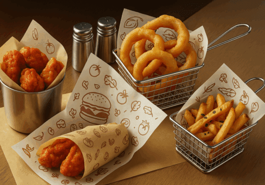 The Workflow Of Custom Food Basket Liners