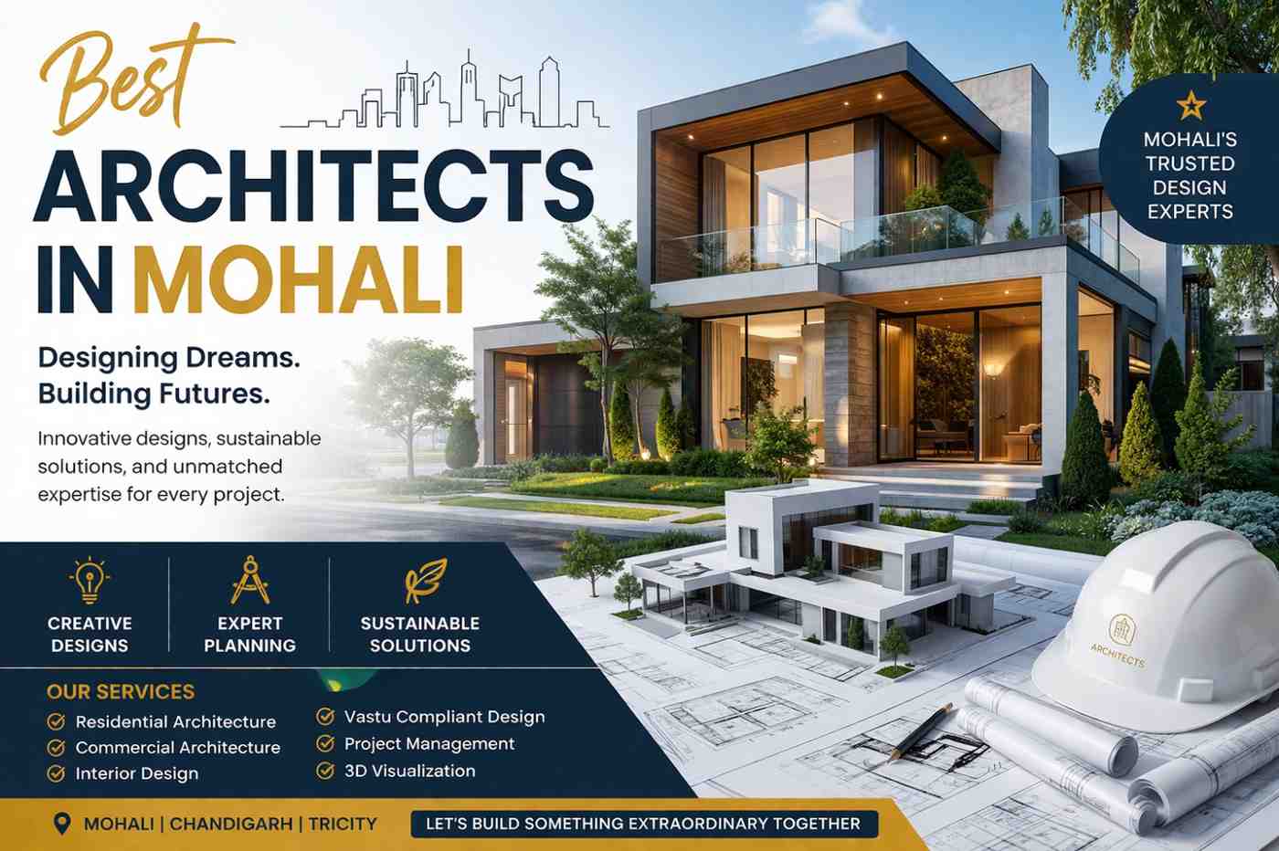 Top Popular Best Architects in Mohali for Commercial Projects